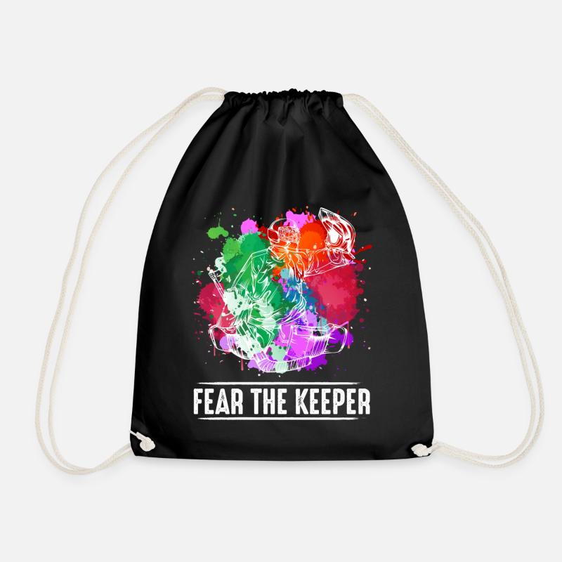 ice Hockey - Drawstring Bag - black