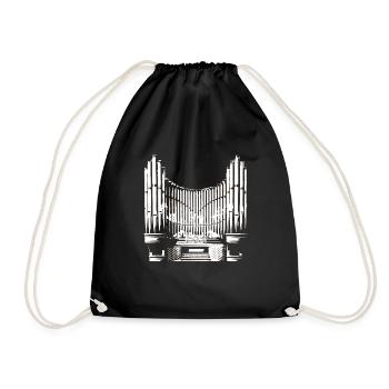 organ - Drawstring Bag - black - Front