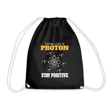 Science chemistry physics science gift - Drawstring Bag - black - Front