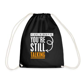 Drôle de sarcasme cadeau Sarcastique - Sac de sport léger - noir - Devant
