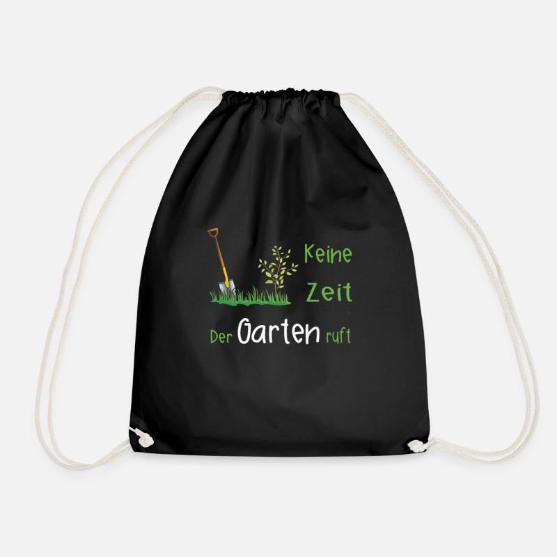 Garten Gärtner Gartenarbeit Geschenk - Turnbeutel - Schwarz