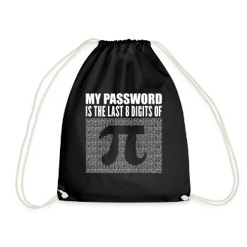 Computer Geschenkidee Nerd - Turnbeutel - Schwarz - Vorne