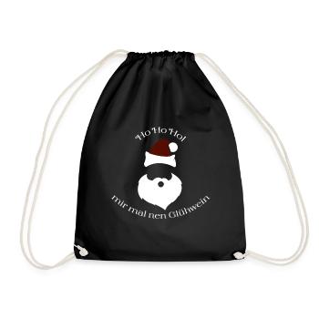 Noël Ho apporte-moi un vin chaud Nikolau - Sac de sport léger - noir - Devant