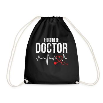 Docteur Docts Cadeaux - Sac de sport léger - noir - Devant