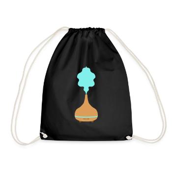 Aroma Diffuser / Fragrance Lamp / Room Humidifier - Drawstring Bag - black - Front
