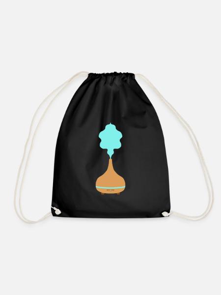 Aroma Diffuser / Duftlampe / Raumbefeuchter - Turnbeutel - Schwarz