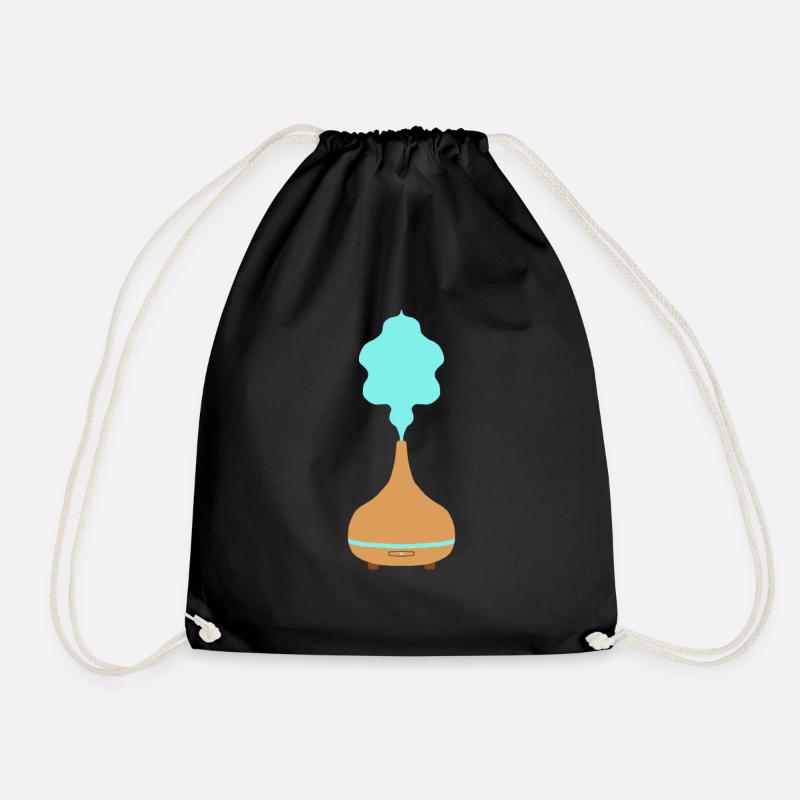 Aroma Diffuser / Duftlampe / Raumbefeuchter - Turnbeutel - Schwarz