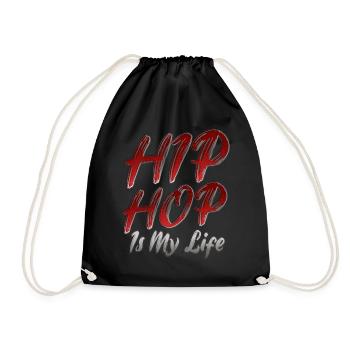 Hip hop - Sac de sport léger - noir - Devant
