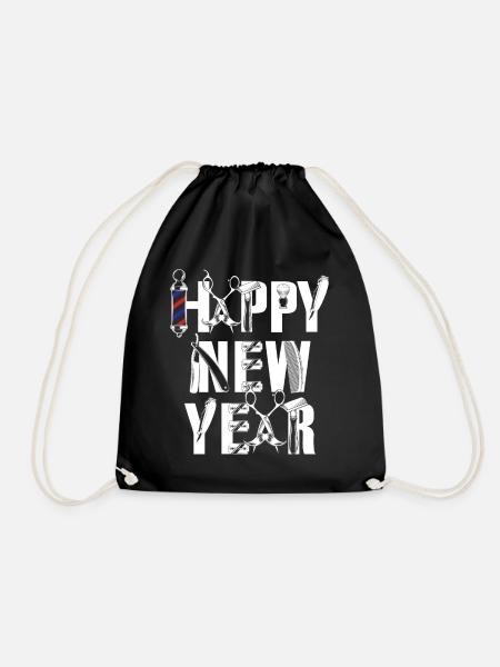 Barber Happy New Year - Sac de sport léger - noir