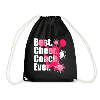 Cheerleading Bester Cheer Coach aller Zeiten - Turnbeutel - Schwarz - Vorne