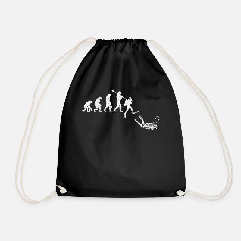 Tauchen Evolution Taucher Squba Diving - Turnbeutel - Schwarz