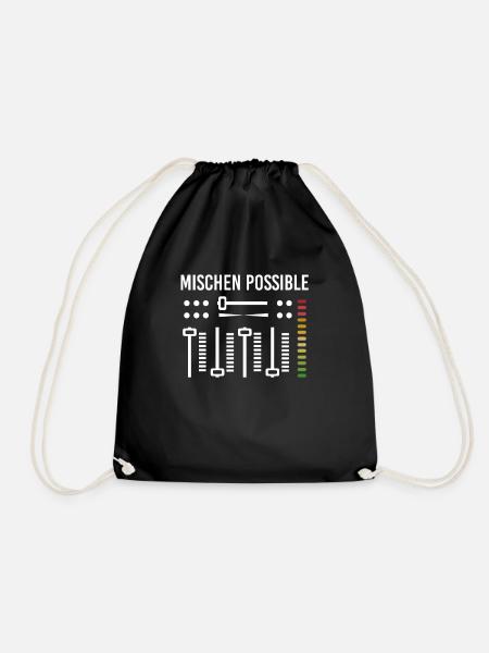 Mischen Possible Tontechniker Toningenieur - Turnbeutel - Schwarz