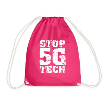 Rayonnement 5G Arrêter 5G Anti 5G Anti 5G technologie - Sac de sport léger - fuchsia - Devant