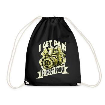 Photo photo photograph - Sac de sport léger - noir - Devant