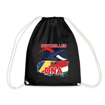 Les Seychelles sont dans mon ADN - Sac de sport léger - noir - Devant