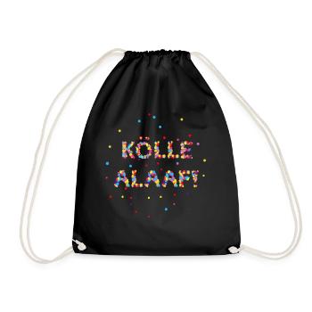 Kölle Alaaf - Turnbeutel - Schwarz - Vorne