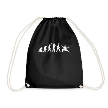 Karate - Turnbeutel - Schwarz - Vorne