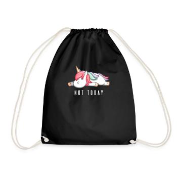 Not Today - Drawstring Bag - black - Front