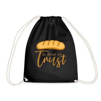 baker - Drawstring Bag - black - Front