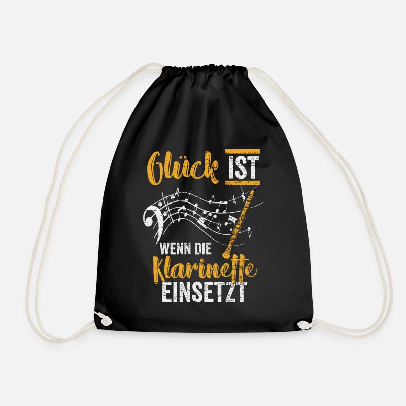 Klarinette Band - Turnbeutel - Schwarz