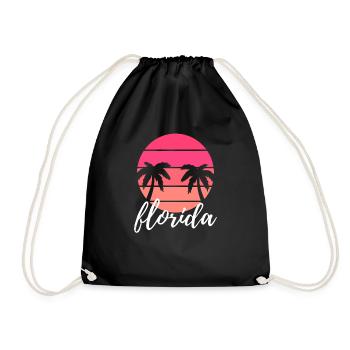 Florida - Drawstring Bag - black - Front
