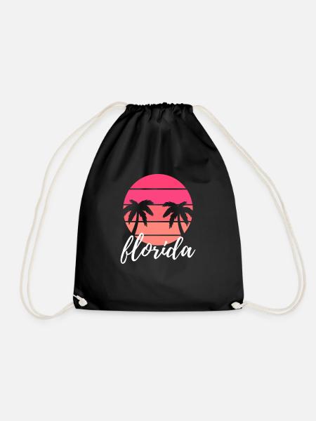 Florida - Drawstring Bag - black