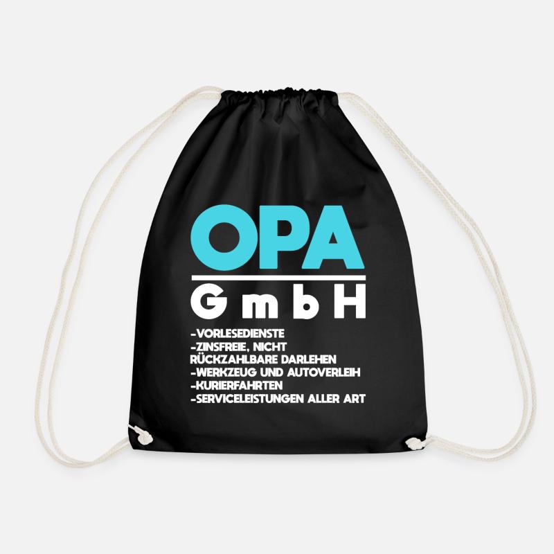 Opa - Turnbeutel - Schwarz