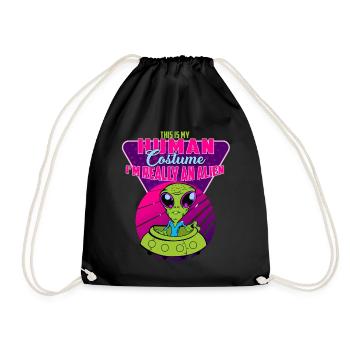 Karneval Alien - Sac de sport léger - noir - Devant