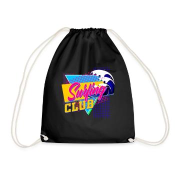 Fête des années 80 - Sac de sport léger - noir - Devant