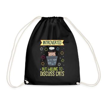 introverti - Sac de sport léger - noir - Devant