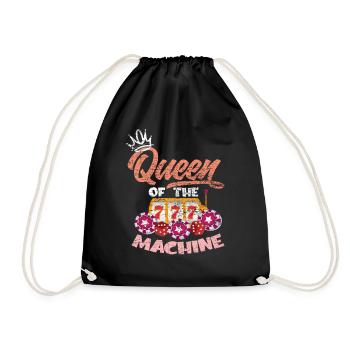 Casino queen - Drawstring Bag - black - Front