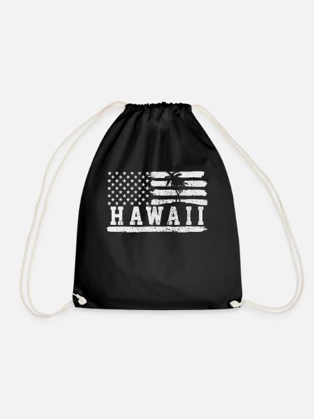 Hawaii - Turnbeutel - Schwarz