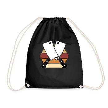 Butcher - Drawstring Bag - black - Front