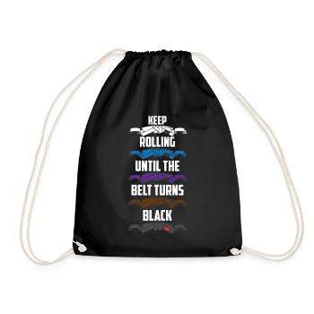 Judo Jiu Jitsu Geburtstag Weihnachten Geschenk - Turnbeutel - Schwarz - Vorne