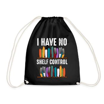 Read books - Drawstring Bag - black - Front