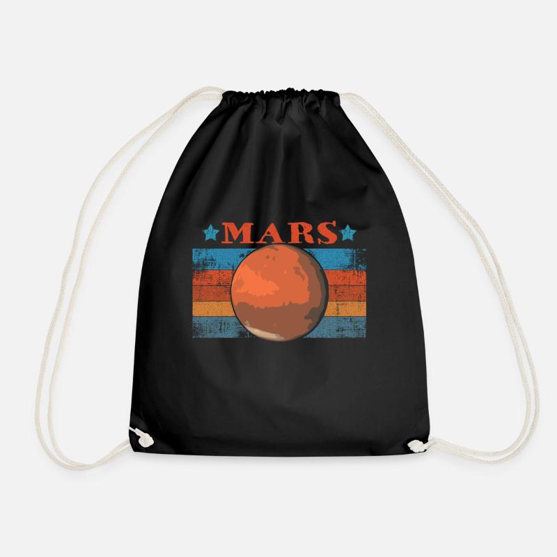 Vintage Retro Occupy Mars Space Astronaut Geschenk - Turnbeutel - Schwarz