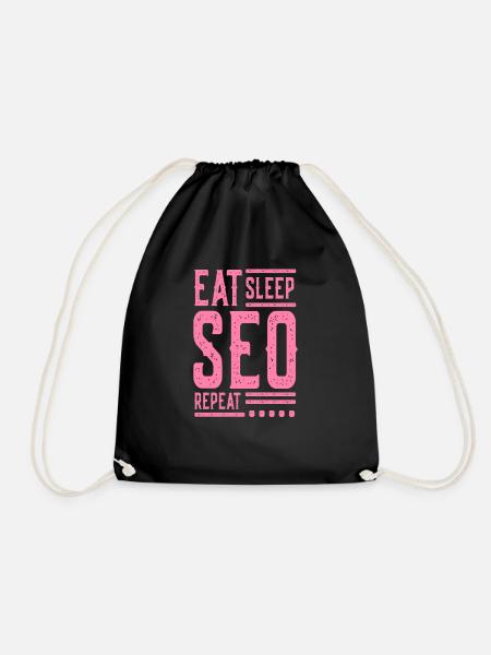 SEO - Turnbeutel - Schwarz