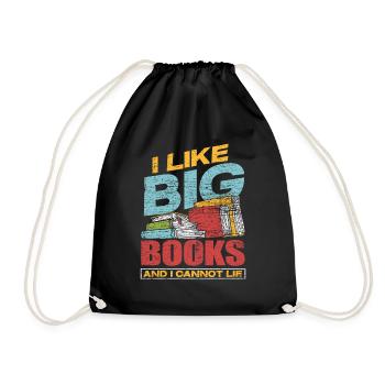Livres de livres - Sac de sport léger - noir - Devant