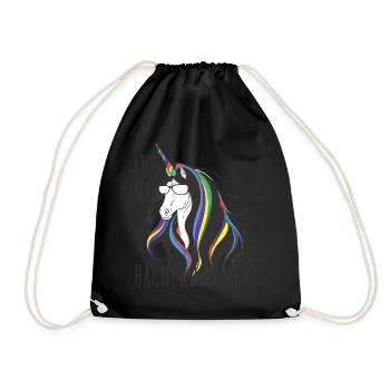 Bachelor Party Unicorn - Turnbeutel - Schwarz - Vorne