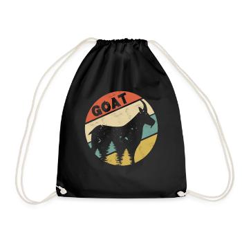 Goat farmer - Drawstring Bag - black - Front