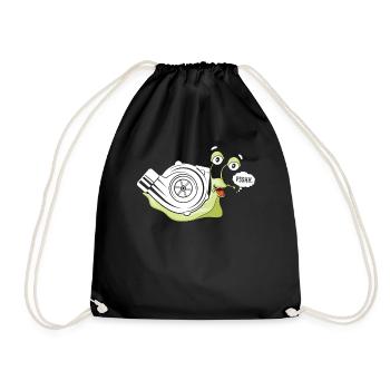 Turboschnecke - Drawstring Bag - black - Front