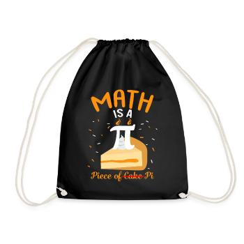 Pi Day Math est un morceau de professeur de gâteau de tarte - Sac de sport léger - noir - Devant