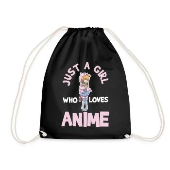 Anime - Sac de sport léger - noir - Devant