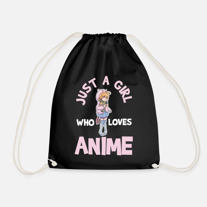 Anime - Turnbeutel - Schwarz
