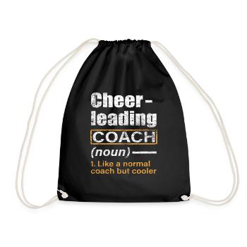 Cheerleader - Turnbeutel - Schwarz - Vorne