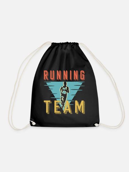 Graphique du Club de Sprint de l’équipe de course rétro - Sac de sport léger - noir