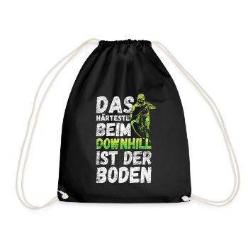 Downhill - Turnbeutel - Schwarz - Vorne