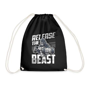 Bodybuilding Homme fort - Sac de sport léger - noir - Devant