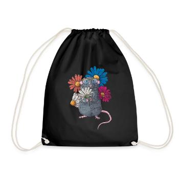 Rate rongeur - Sac de sport léger - noir - Devant