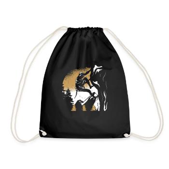 grimper - Sac de sport léger - noir - Devant